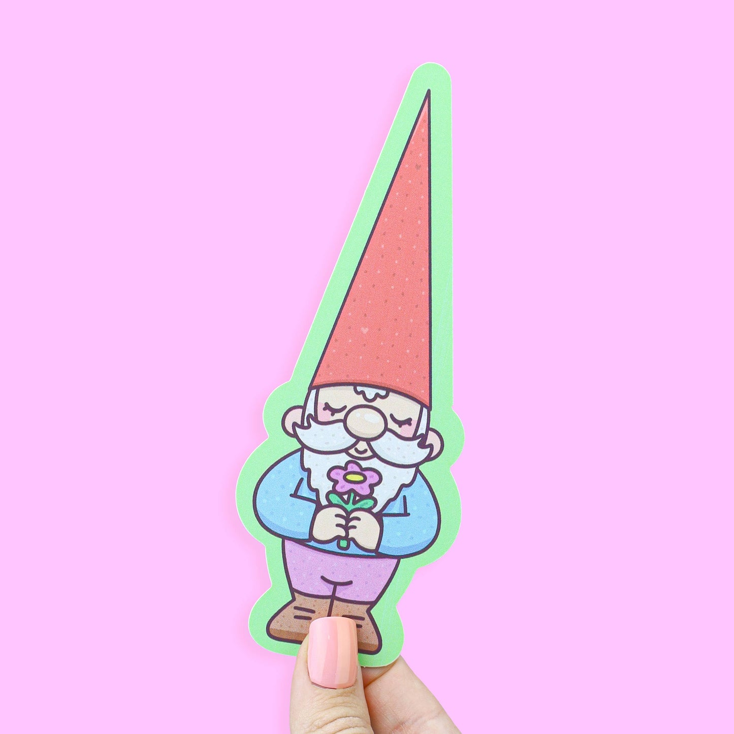 Gnome | Spring | Cute | Garden | Reader Gift | Bookmark