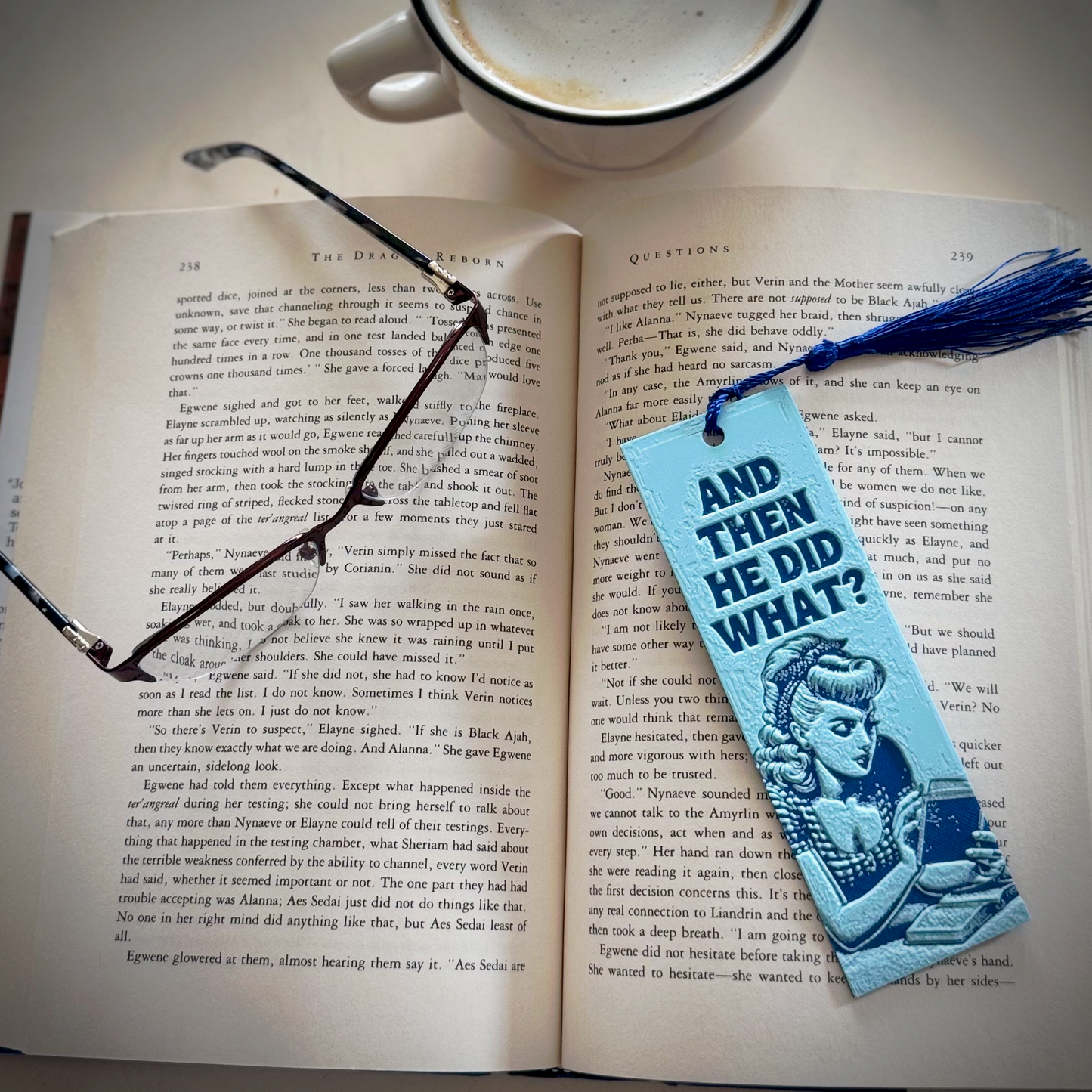 And Then He Did What? Funny 3D Bookmark - Smut