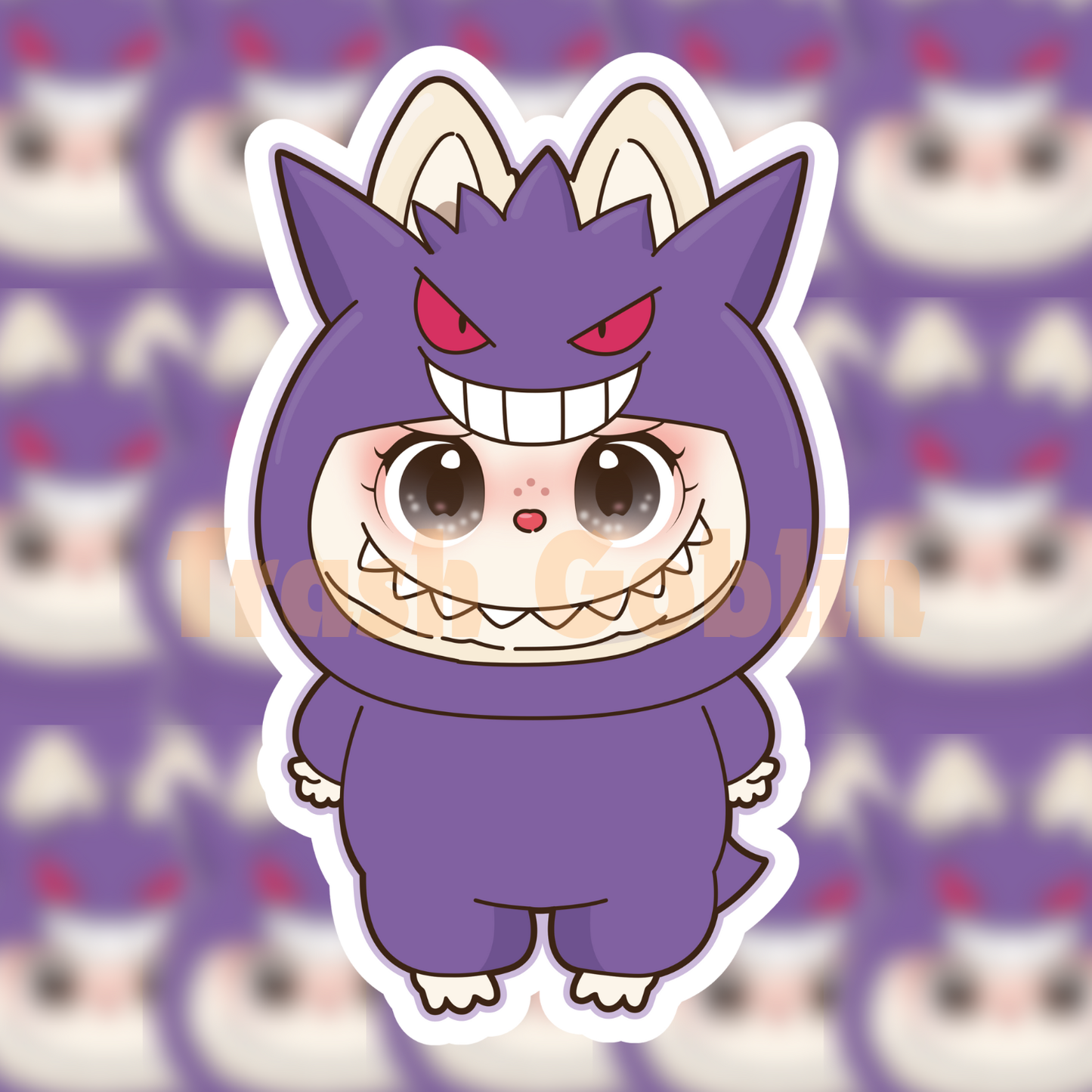 Gengar Monster Vinyl Sticker