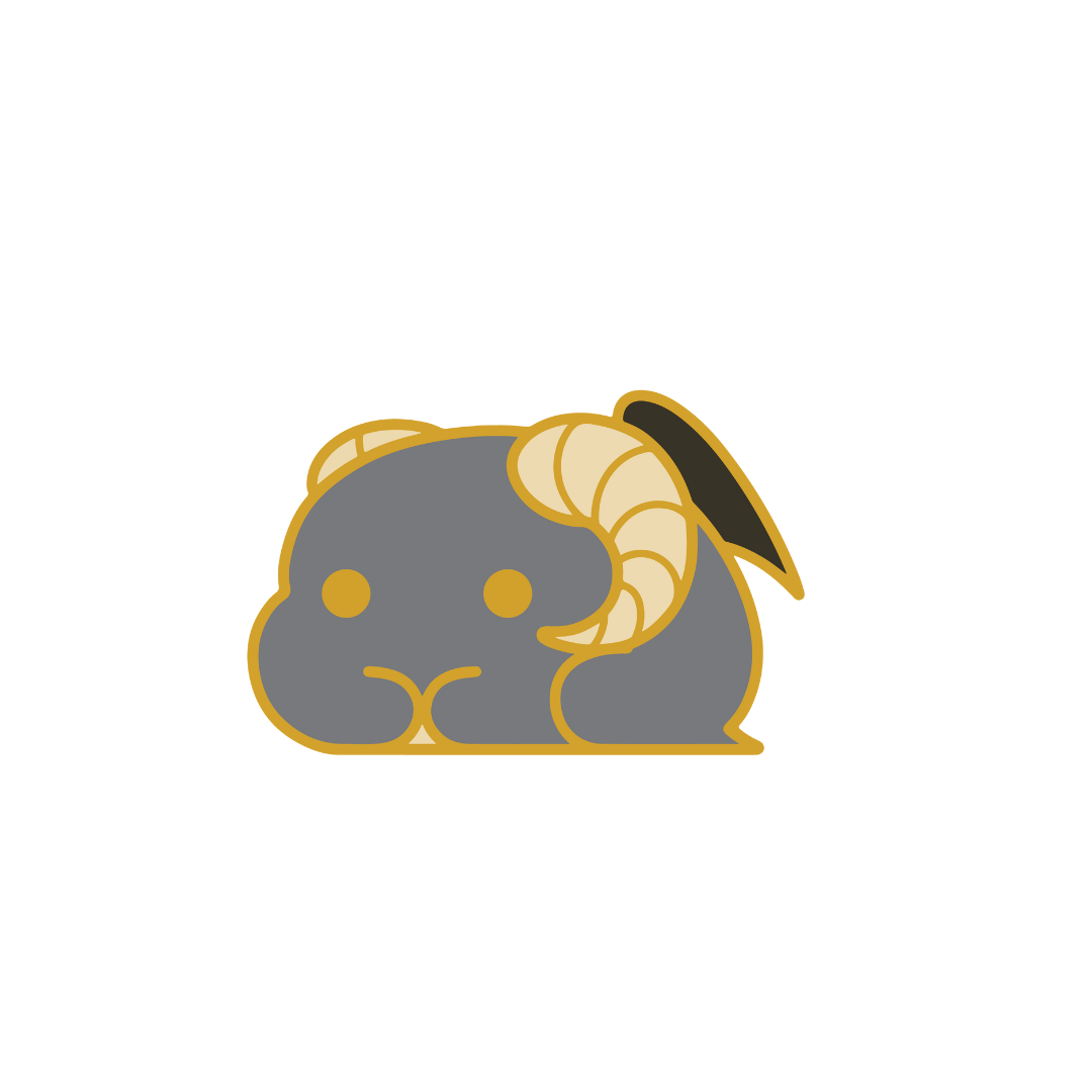 Flynt the Stone Drakeling Enamel Pin