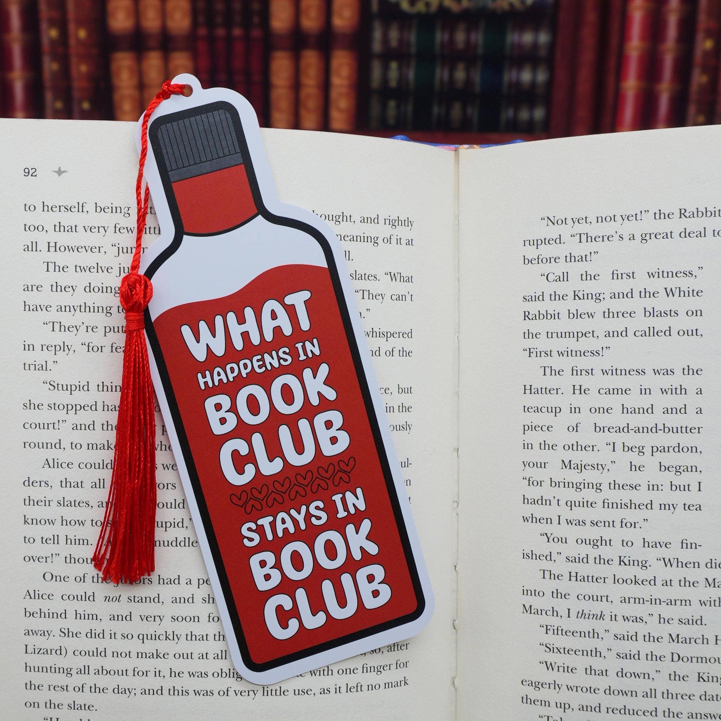 “What Happens in Book Club Stays in Book Club” Bookmark