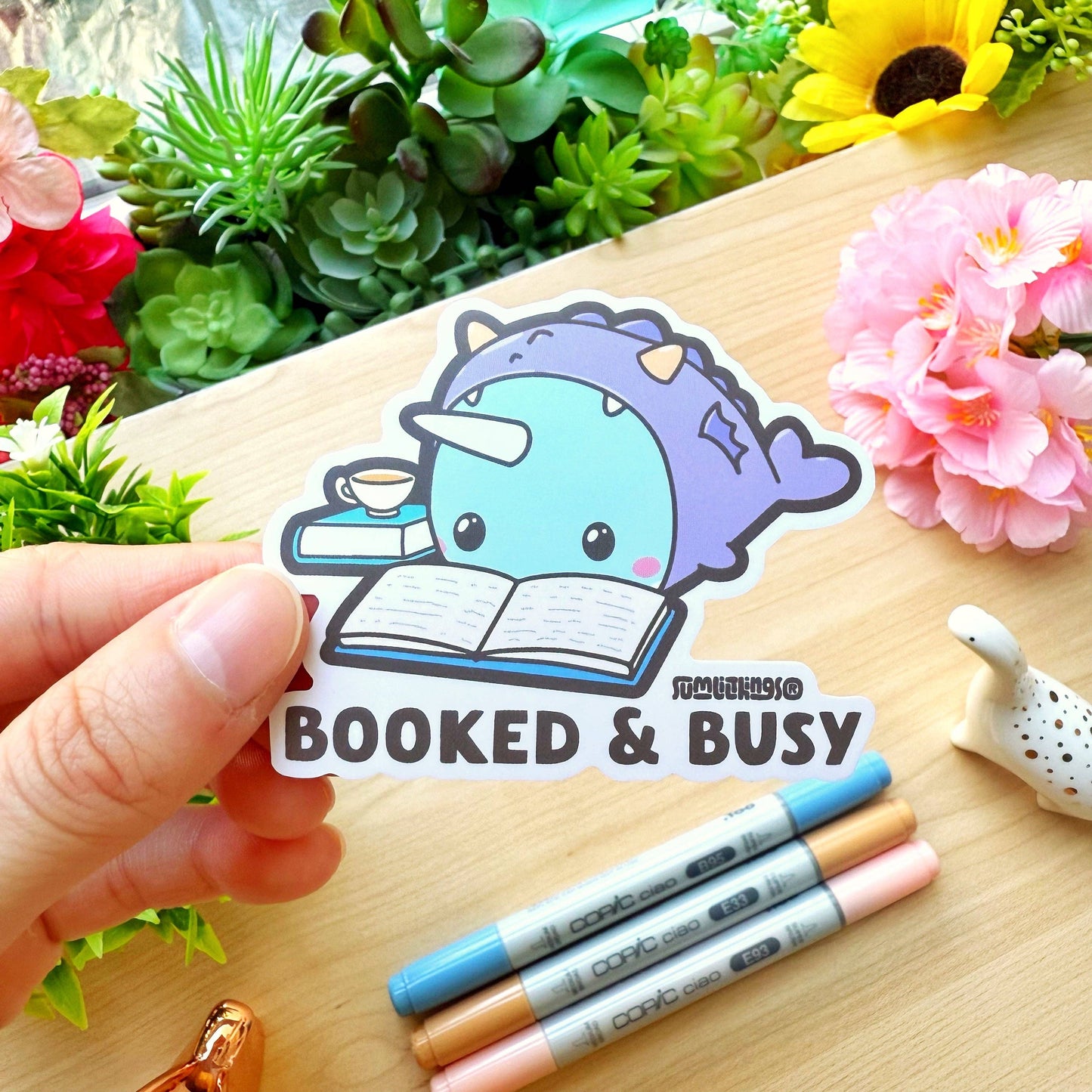 Vinyl Sticker - Booked & Busy