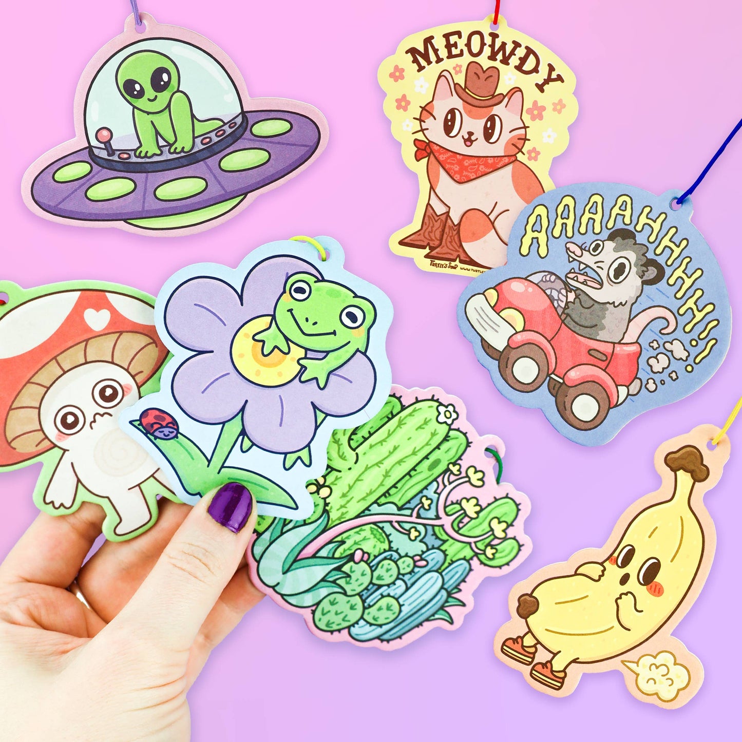 Panic Opossum Car Vehicle Scented Air Freshener