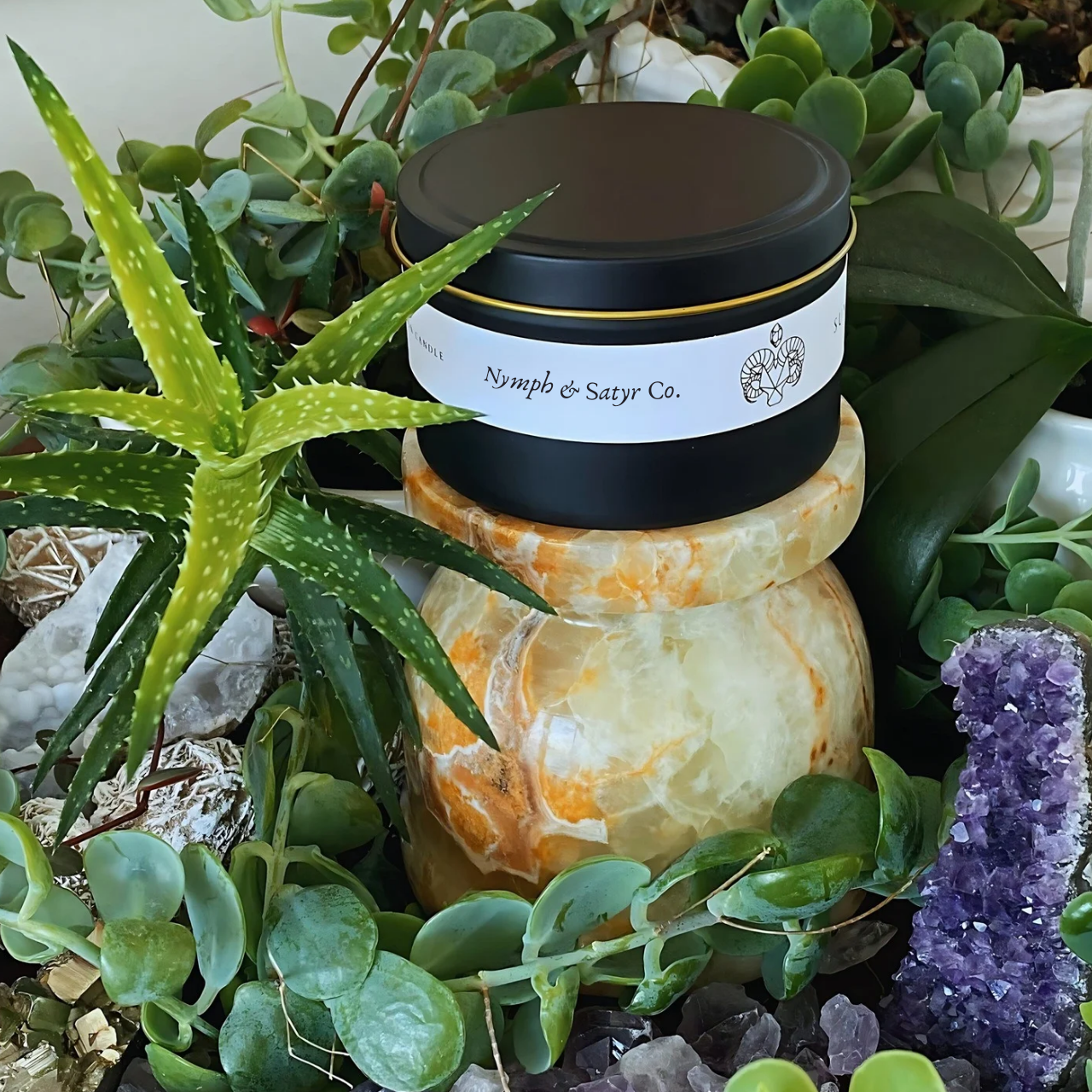 Protected • 8oz Soy Crystal Candle
