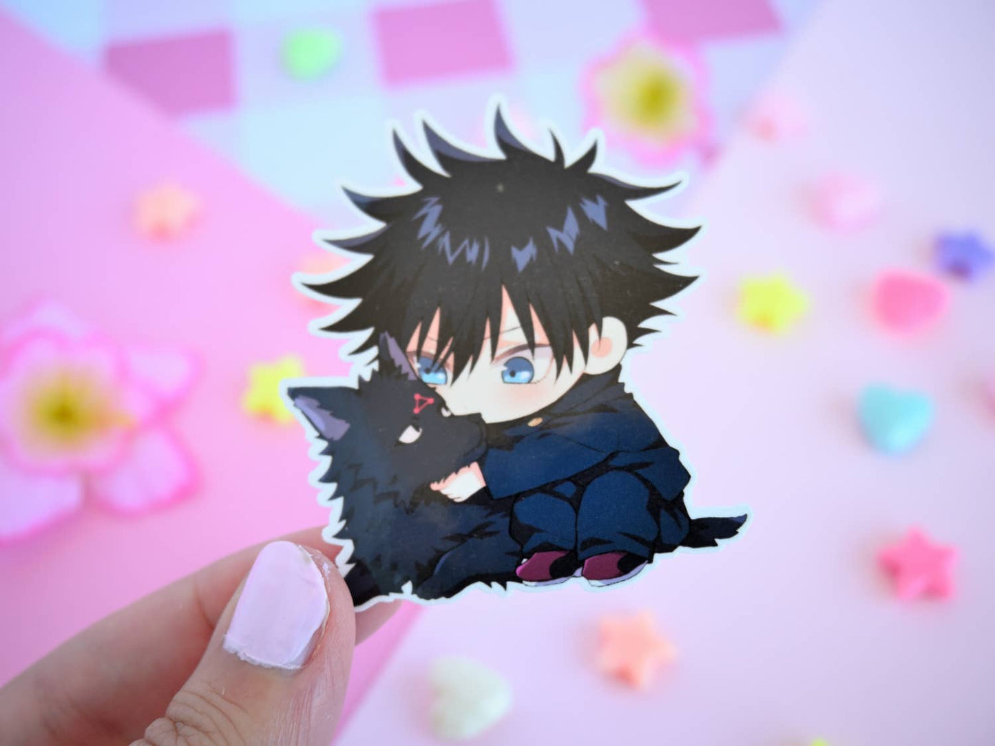 Jjk jujutsu kaisen waterproof Vinyl stickers Die cut : Glossy / 2.5 inches
