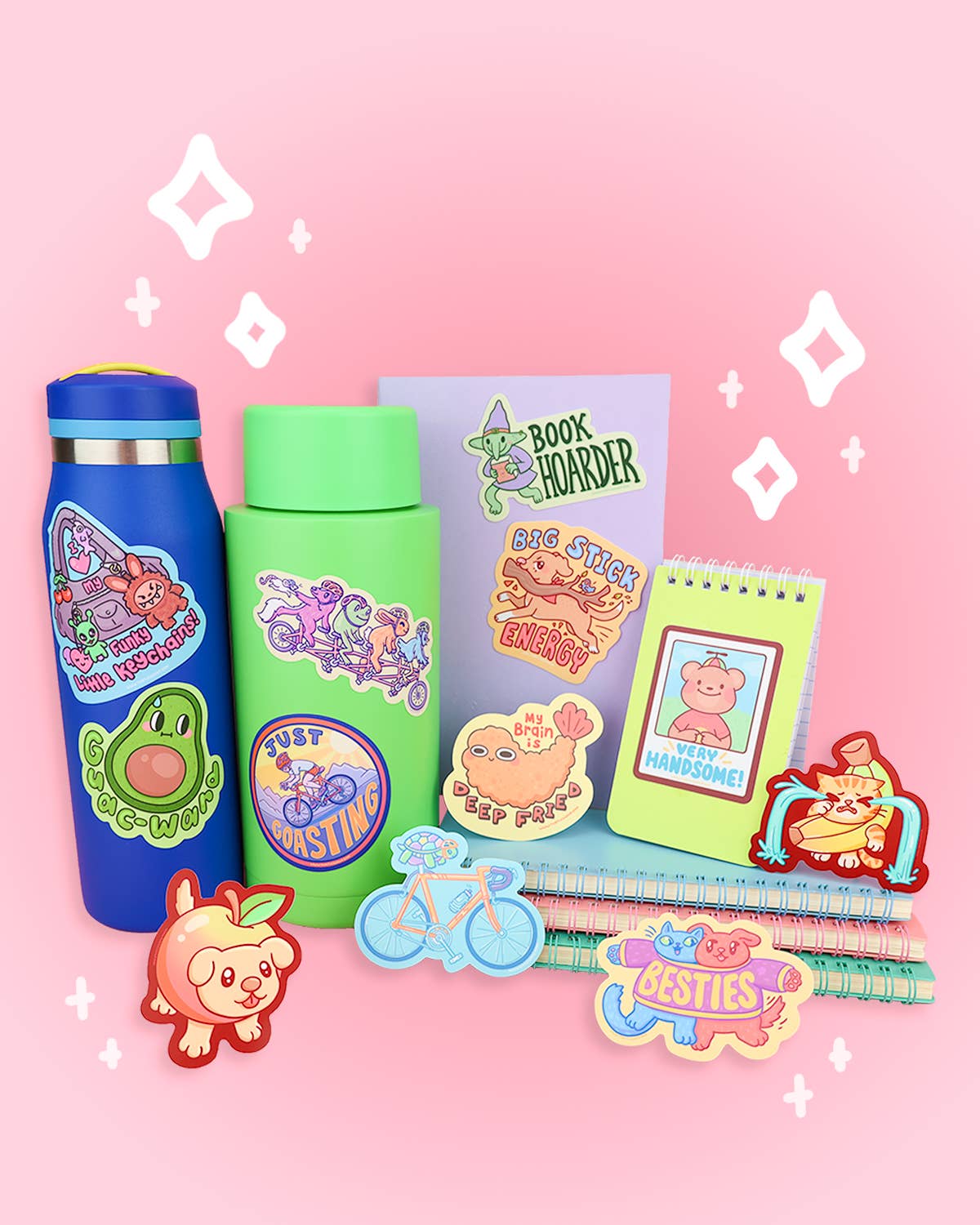 I Love Funky Keychains | Plushies | Collector | Sticker