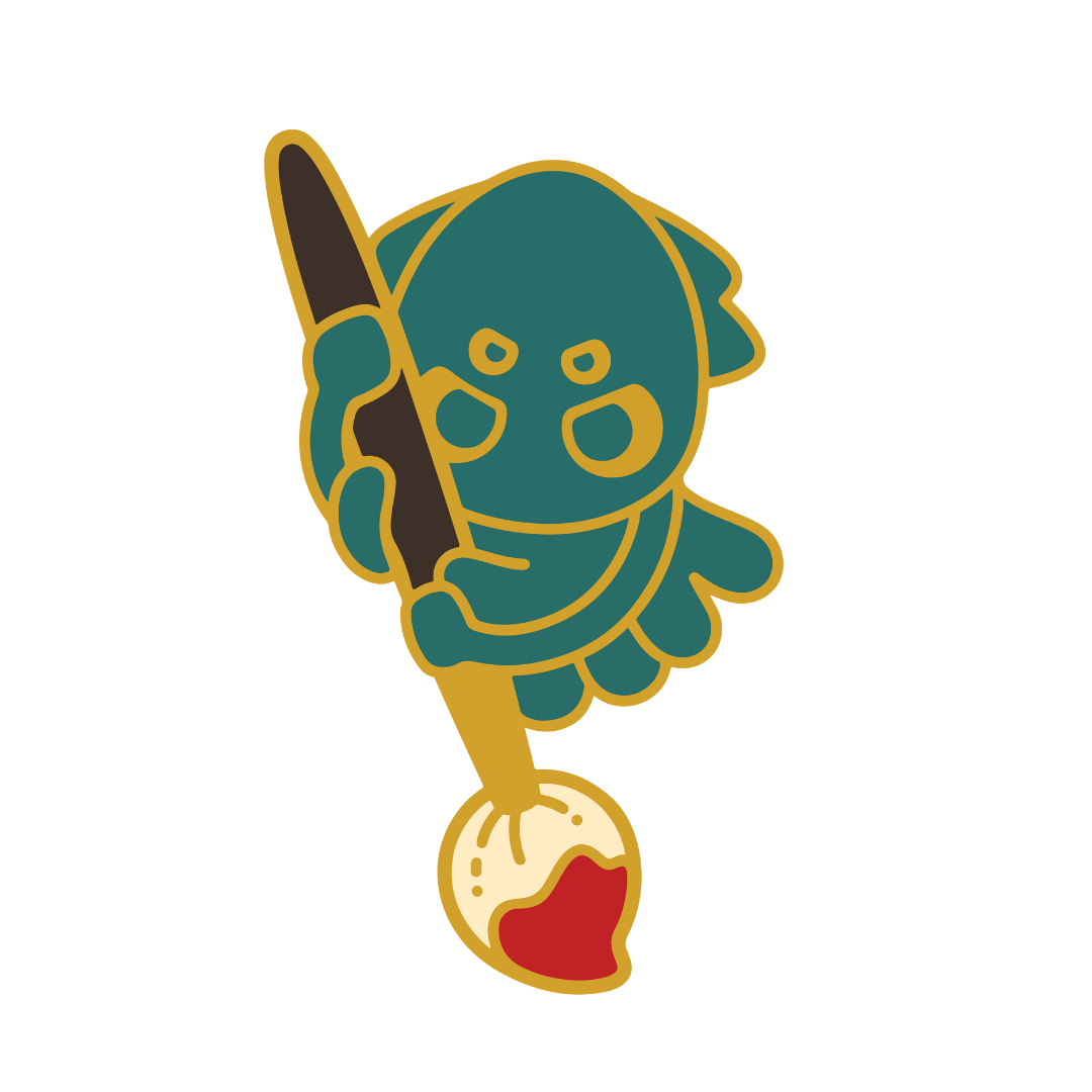 Kubo the Sky Kraken Enamel Pin