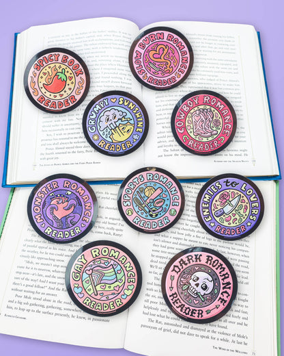 Sports Romance Reader | Bookish | Holo | Vinyl Sticker