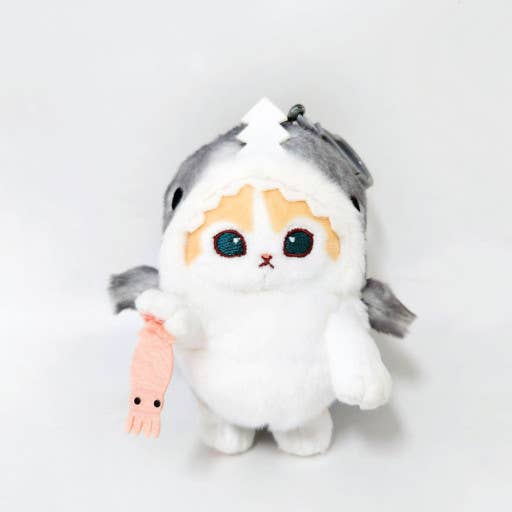 Mofusand Shark Costume bag charms Key Chain 13cm