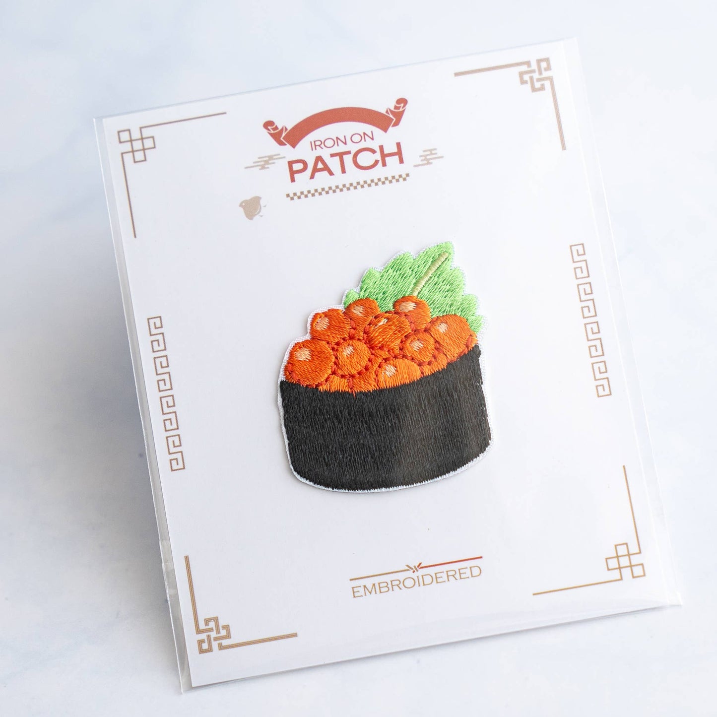 Sushi Patches - Iron on Patch: Salmon