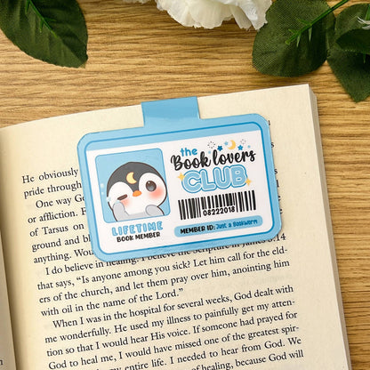 Book Lovers Club Friends Magnetic Bookmark: B4: Book Enthusiast - Nacho