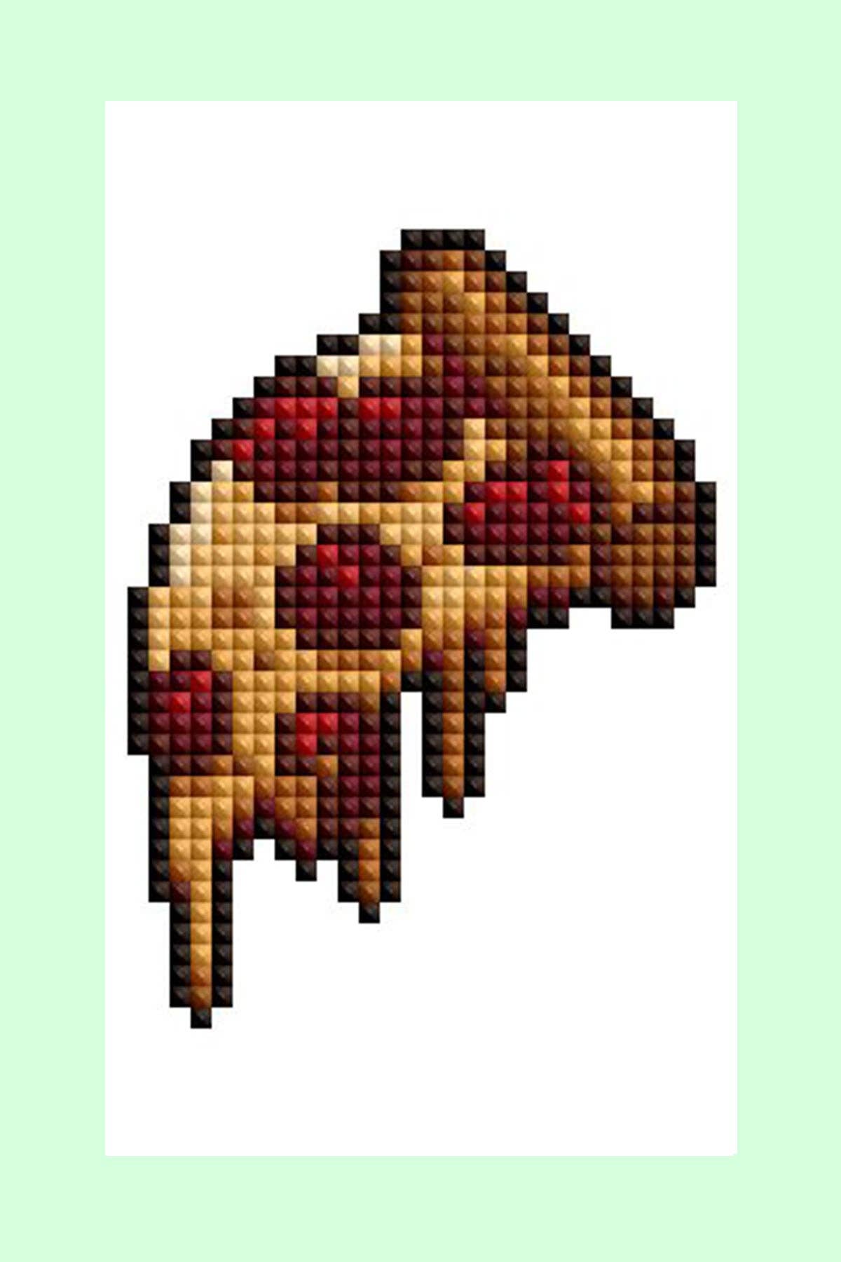 Mini Dazzles™ - 50s Diner Food: Square With 23 Colors Including 2 ABs and 1 Iridescent Diamond and 20 Fairy Dust Diamonds / 3,156 / 4" x 6" (10.2cm x 15.2cm)