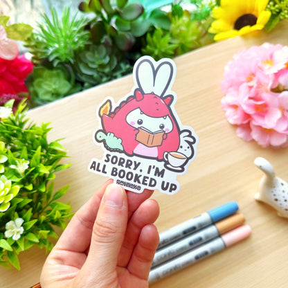 Vinyl Sticker - All Booked Up