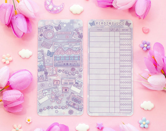 Magical Memories Reading Log Bookmark