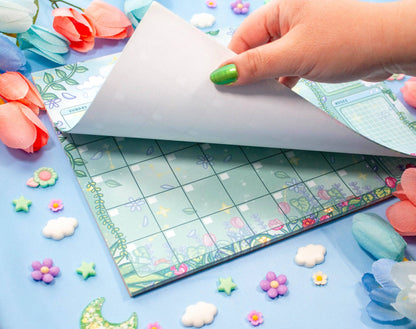 Botanical Bliss Monthly Planner Pad