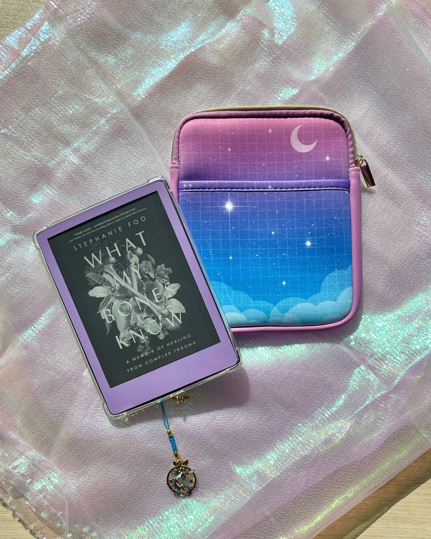 Dreamy Cloud & Moon Kindle Sleeve
