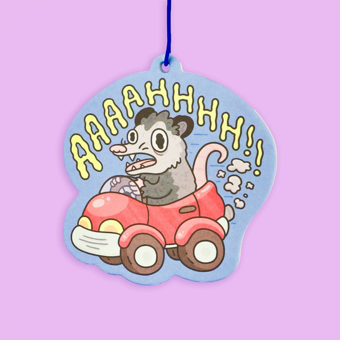 Panic Opossum Car Vehicle Scented Air Freshener