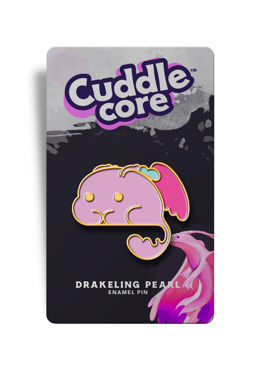 Pearl the Fae Drakeling Enamel Pin
