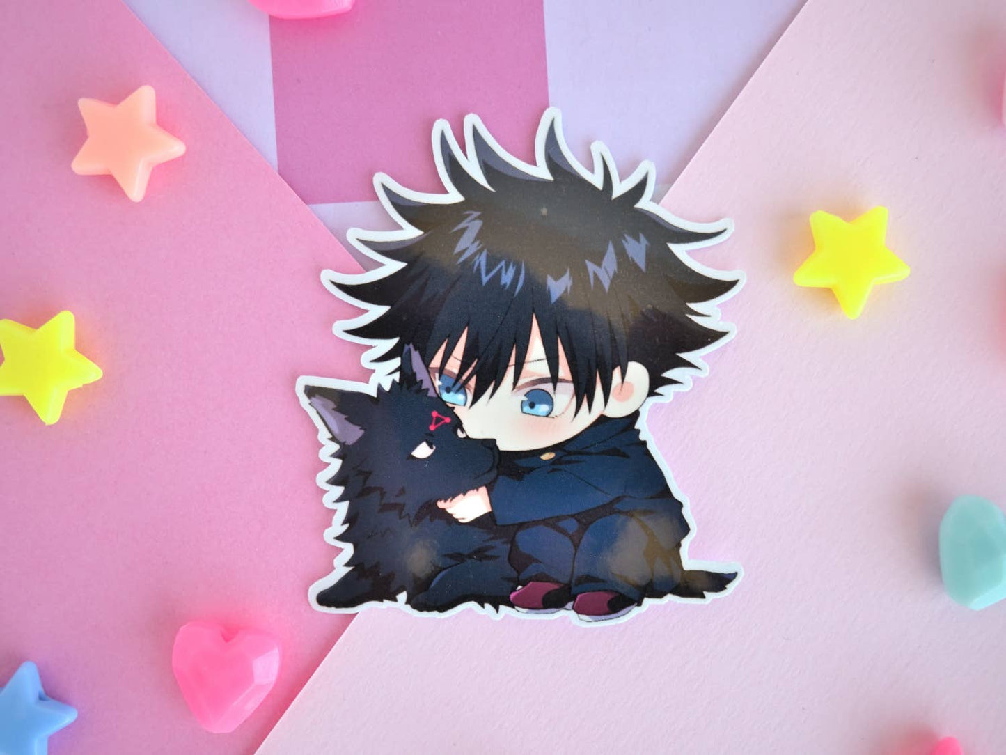 Jjk jujutsu kaisen waterproof Vinyl stickers Die cut : Glossy / 2.5 inches