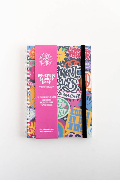 Commitment Issues – Colorful Reusable Sticker Book