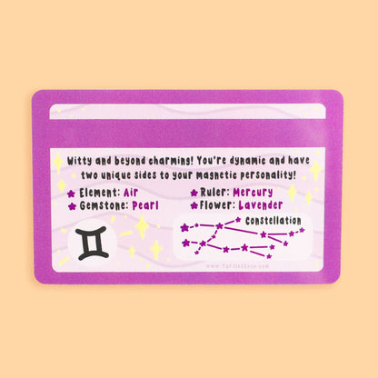 Gemini Zodiac Fake ID Horoscope Fake Drivers License