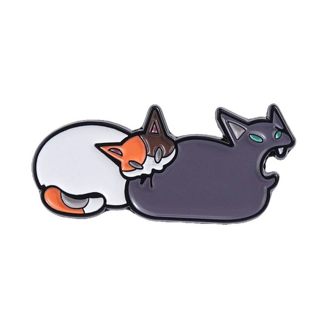 Pinori - Funny Cat Butt Bite Enamel Pin