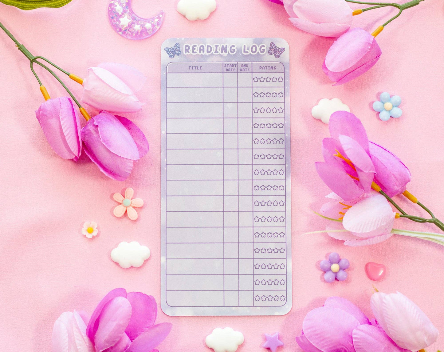 Magical Memories Reading Log Bookmark