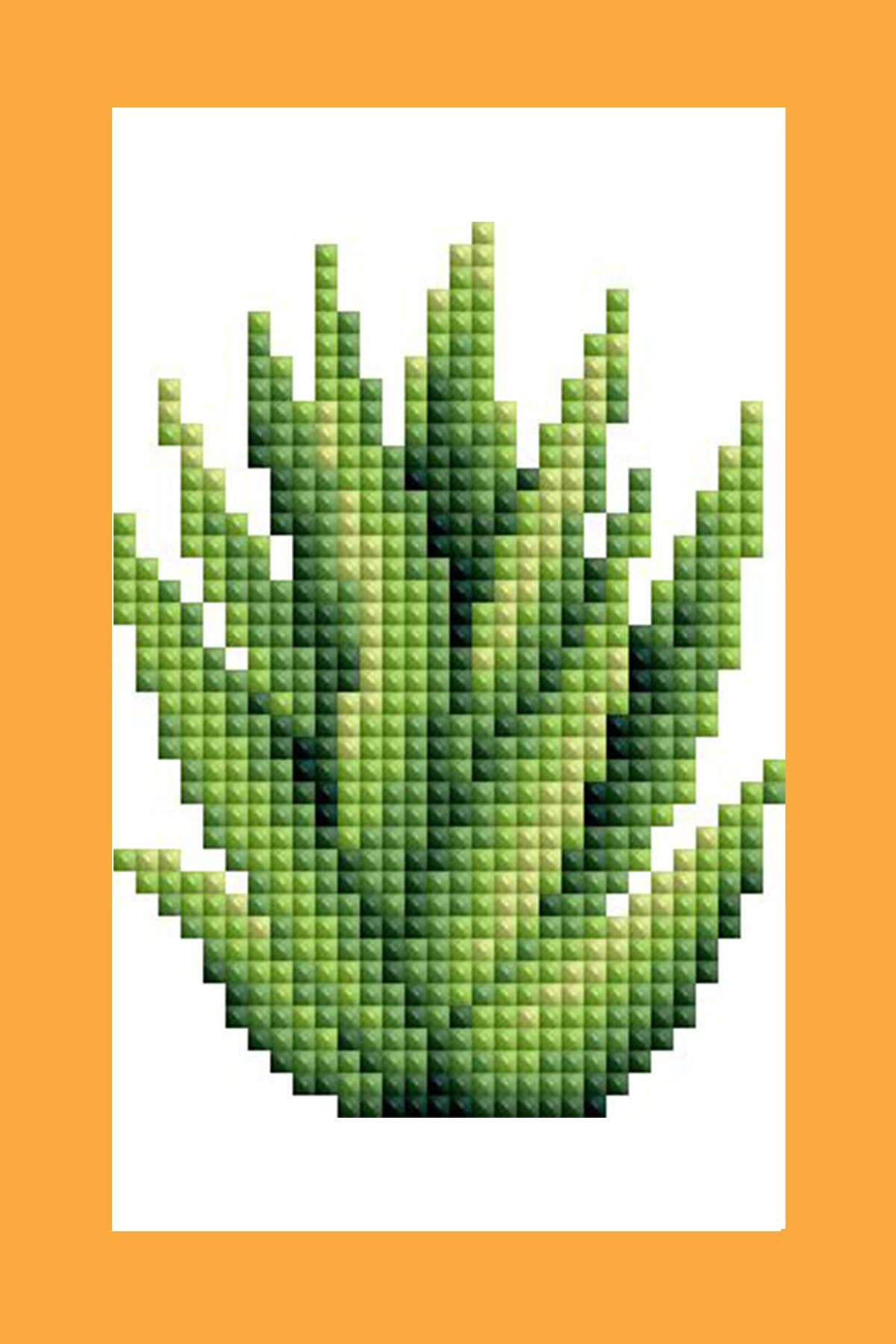 Mini Dazzles™ - Herbs & Medicinal Plants: Square With 15 Colors Including 15 Fairy Dust Diamonds / 3,670 / 4" x 6" (10.2cm x 15.2cm)