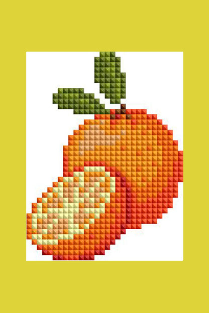 Mini Dazzles™ - Fruits: Square With 18 Colors Including 18 Fairy Dust Diamonds / 4,262 / 4" x 6" (10.2cm x 15.2cm)