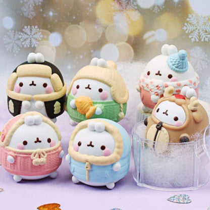Molang Winter Special Blind Box Random Figure CollectibleToy