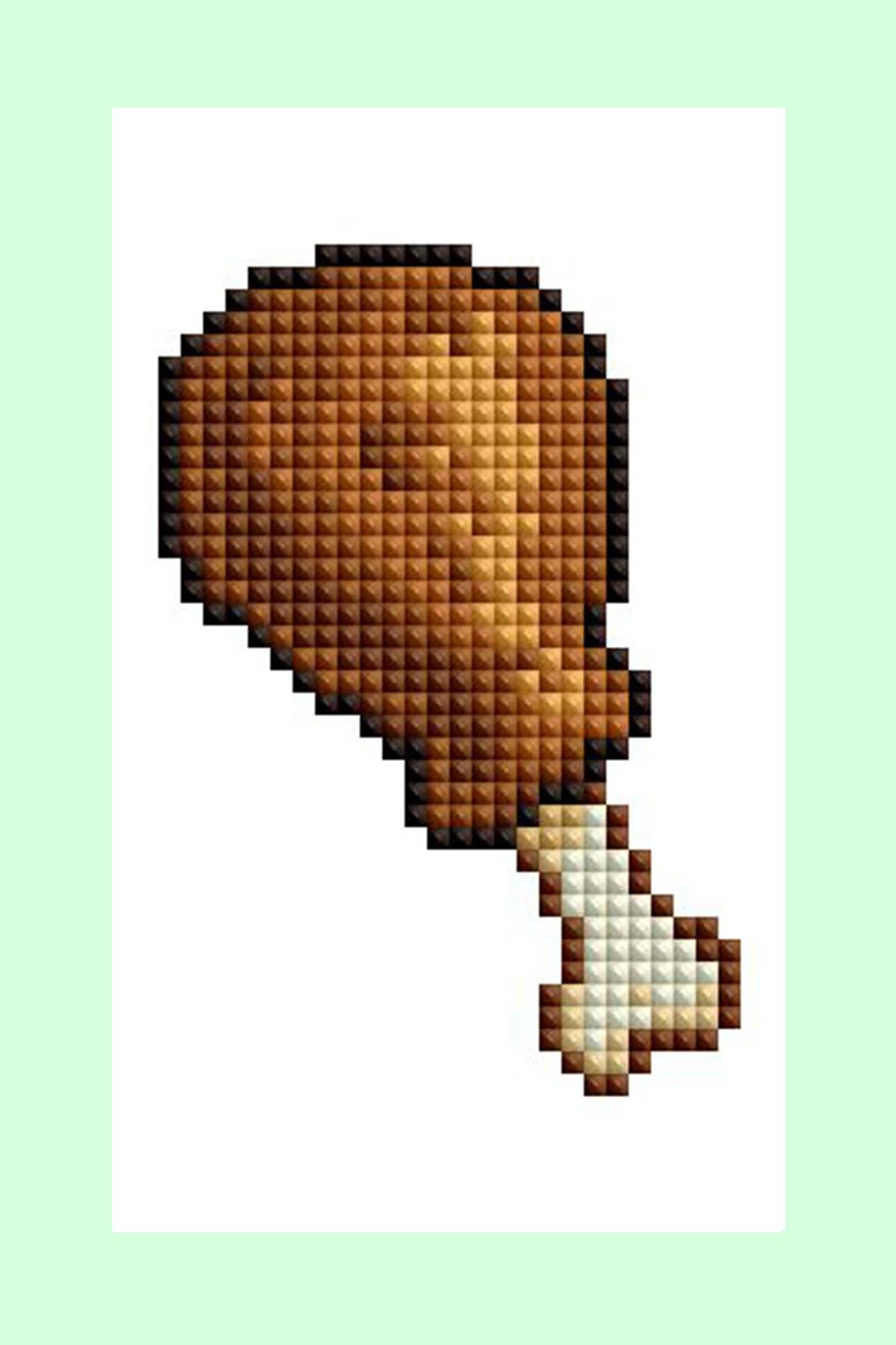 Mini Dazzles™ - 50s Diner Food: Square With 23 Colors Including 2 ABs and 1 Iridescent Diamond and 20 Fairy Dust Diamonds / 3,156 / 4" x 6" (10.2cm x 15.2cm)