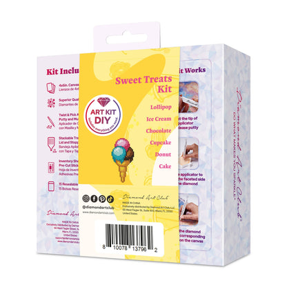 Mini Dazzles™ - Sweet Treats: Square With 20 Colors Including 2 ABs and 18 Fairy Dust Diamonds / 4,648 / 4" x 6" (10.2cm x 15.2cm)