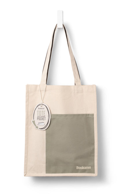 Bookaroo Tote Bag: Blush & Charcoal