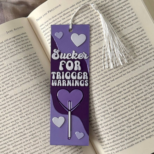 Sucker For Trigger Warning 3D Bookmark