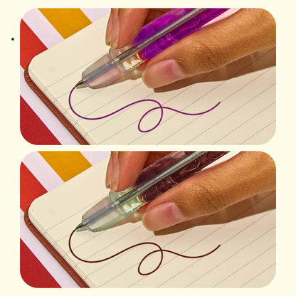 Scented Lava pens 2 PK Violet/Brown