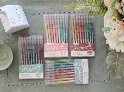 Morandi Gel Pens - 4 Color Options or Bundle: Salty