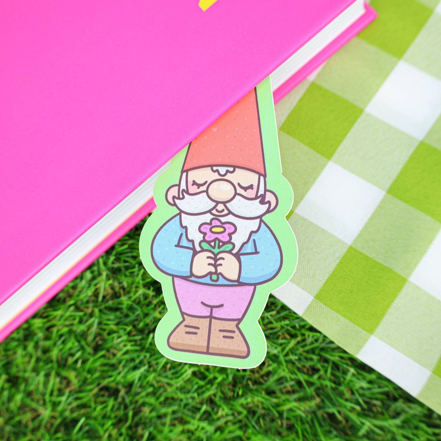 Gnome | Spring | Cute | Garden | Reader Gift | Bookmark