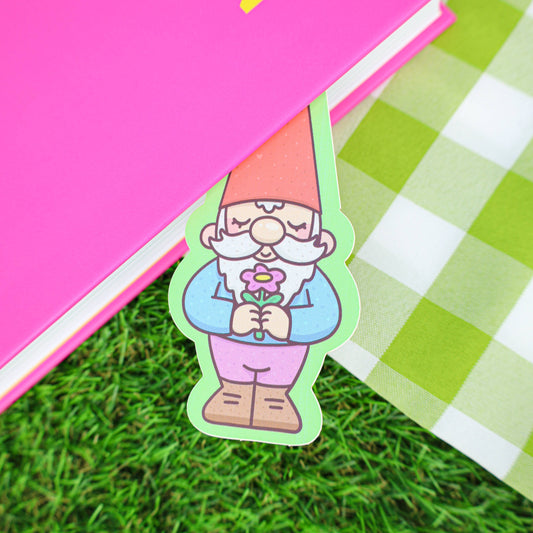 Gnome | Spring | Cute | Garden | Reader Gift | Bookmark
