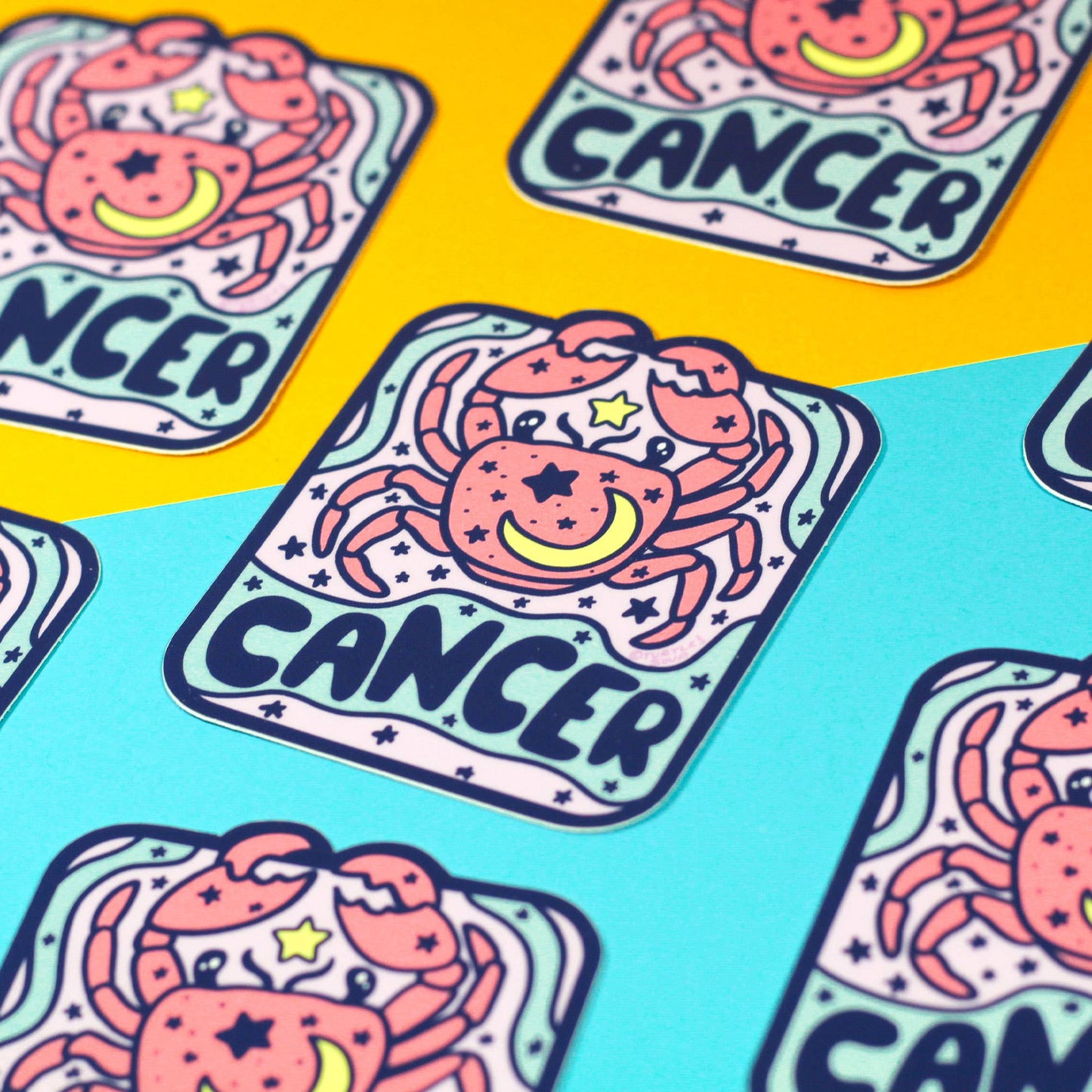 Zodiac Cancer The Crab Astrology Horoscope Vinyl Sticker