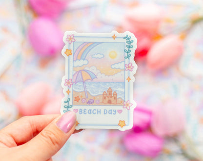 Beach Photograph Sticker