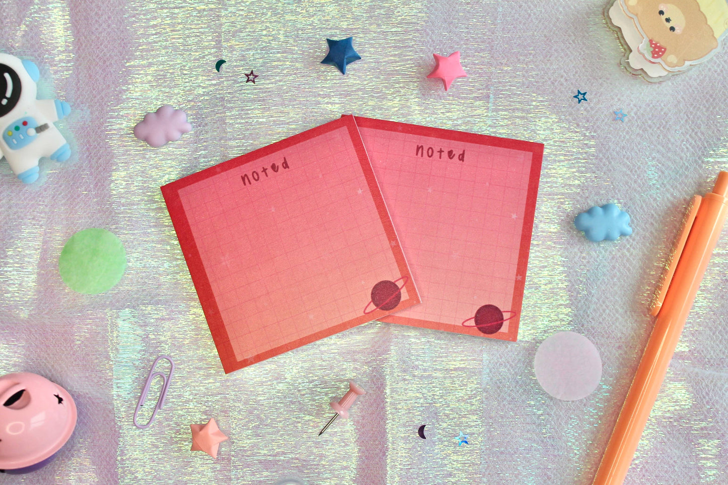 Celestial Sticky Notes Post It Aesthetic: Moon Sticky Note