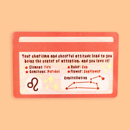 Leo Zodiac Fake ID Horoscope Fake Drivers License