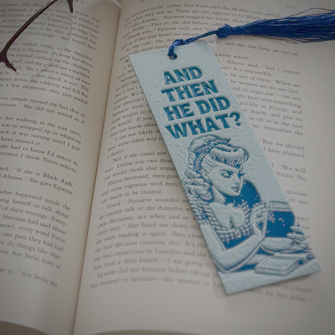 And Then He Did What?  Funny 3D Bookmark - Smut