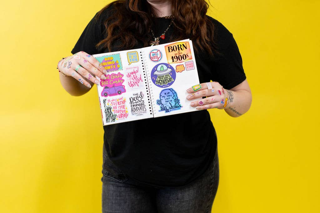 Sticker Playground Album – Playful Reusable Sticker Book