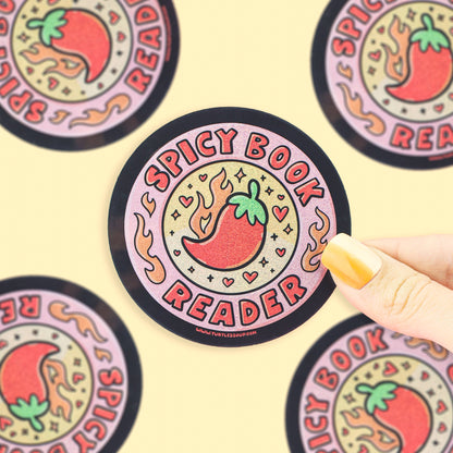 Spicy Books Romance Reader | Bookish | Pinback Button