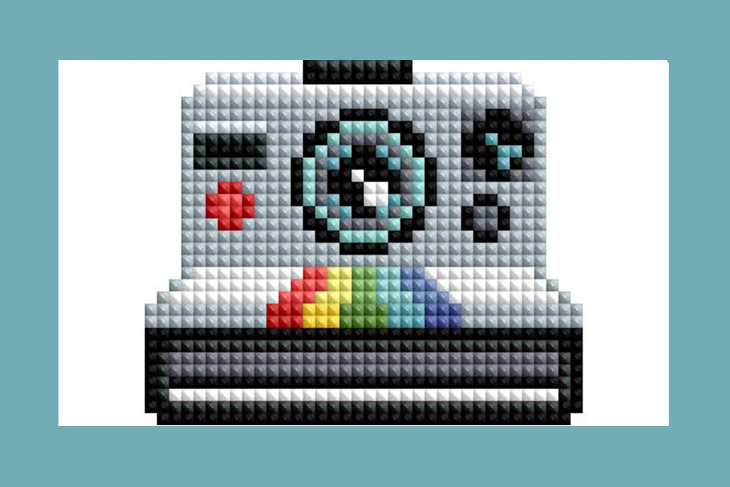 Mini Dazzles™ - 80s: Square With 21 Colors Including 21 Fairy Dust Diamonds / 5,110 / 4" x 6" (10.2cm x 15.2cm)