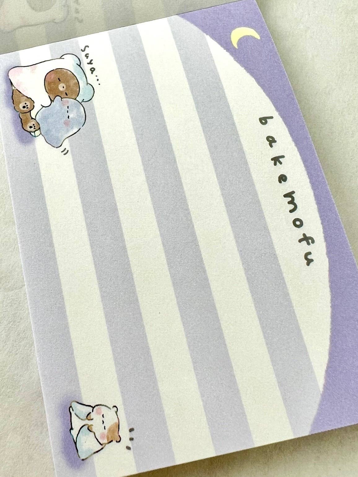 212234 Animal obake no mofu mofu Mini Notepad-10