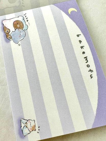 212234 Animal obake no mofu mofu Mini Notepad-10