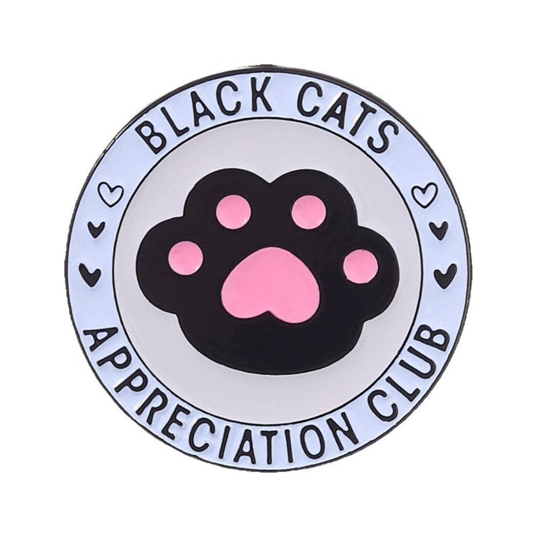 Pinori - Cat Fan Club Enamel Pin: Red