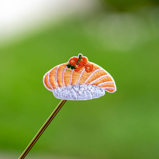 Sushi Patches - Iron on Patch: Salmon